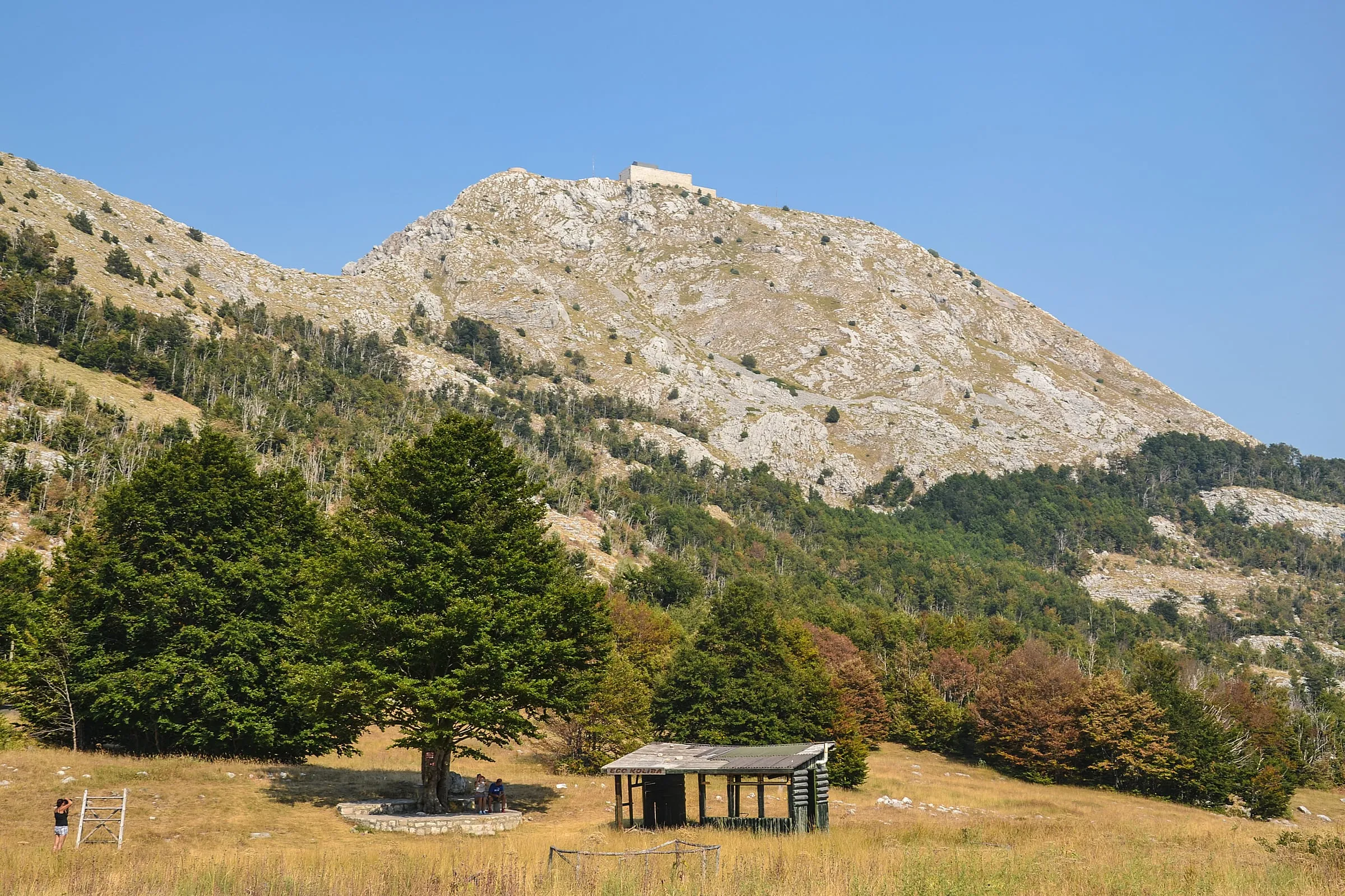Jezerski vrh with the Njegoš Mausoleum, Lovćen National Park